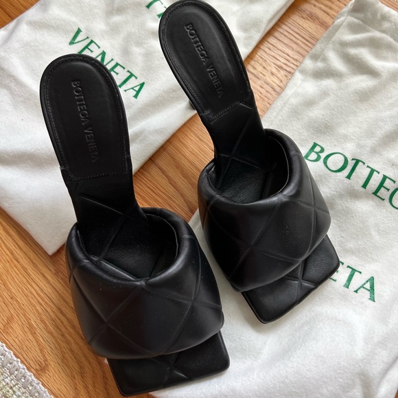 Bottega Veneta Shoes - Bottega Veneta Lido Leather mules